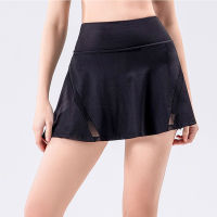 CUGOAO 2022 Fashion Workout Tennis Skorts Badminton Golf Breathable Solid Skorts Sports Fitness Mini Skirts Running Sportswear