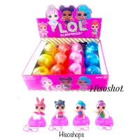 ไข่เซอร์ไพร์ LOL แบบใส สีสัน สดใส น่ารัก พร้อมโมเดลสะสม ***ราคาต่อ 1 ใบ***