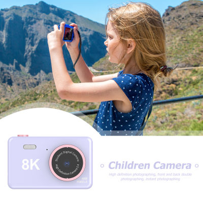 80MP เด็กกล้อง USB ชาร์จ2.4นิ้วหน้าจอ HD กล้องดิจิตอลที่มีเชือกเส้นเล็ก