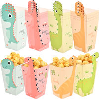 12/pack Candy Box Small Snack Box Popcorn Box 12/pack 3 For Each Of 4 Models new Pattern For Birthday Party children puff Rice gathering (usu. Social)