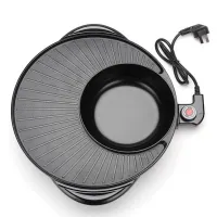 ✜♝۩ [Mã ELHADEV giảm 4 đơn 300K] Bếp lẩu nướng Điện Đa Năng 2 trong 1 Tiện Lợi cho gia đình [BH 12 Tháng]