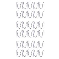 【LZ】 30Pcs Curtain Drapery Pin Hooks - Silvery