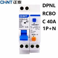 1PCS CHINT NXBLE-40 1 + N DPNL RCBO 6A 10A 16A 20A 25A 32A 40A 230V 50/ Earth Leakage Circuit เบรกเกอร์ป้องกันการรั่วซึม DZ267LE