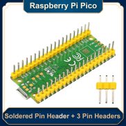 Bo Mạch Raspberry Pi Pico Đầu Pin Máy Vi Tính Công Suất Thấp Lõi Kép Hàn