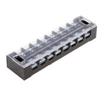 【CW】 2x 8 Position Rows Electrical Wire Strip Screw Terminal Block