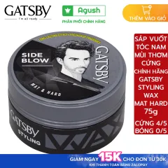 Gatsby Styling Wax - một sản phẩm thương hiệu chất lượng hàng đầu, cung cấp cho bạn sự ổn định và giữ nếp tóc lâu dài. Sử dụng Gatsby Styling Wax để tạo kiểu tóc độc đáo của riêng bạn và thể hiện phong cách của mình. Hãy xem hình ảnh mới nhất về sản phẩm này ngay hôm nay!