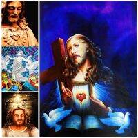 Luyameishop Jesus Christianity Religion Cross Salvation โปสเตอร์: Spiritual Wall Art ภาพวาดผ้าใบ,เหมาะสำหรับห้องนั่งเล่น,Unframed ภาพผนังสำหรับ Faithful