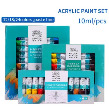 WINSOR & NEWTON Professional 12/18/24 Colors 12 ML Tube Oil Paints Art For  Artists