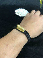 Trusted Store กระเป๋าสะพายไหล่ไทย,กำไลข้อมือสำหรับกัดเสือเชือกวัดด้วยมือพิมพ์ลายพระพุทธรูปทิเบตเนปาล
