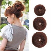 【CW】3 Size Fashion Women Magic Shaper Donut Hair Ring Bun Hair Styling Tools Accessories Hair iders Tools For Lady Hair Bun Make