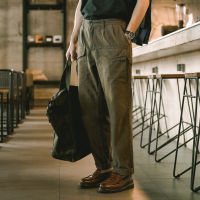 TRUFFLE FRONT POCKET PANTS กางเกงขาทรง military มีกระเป๋า ด้านหน้า