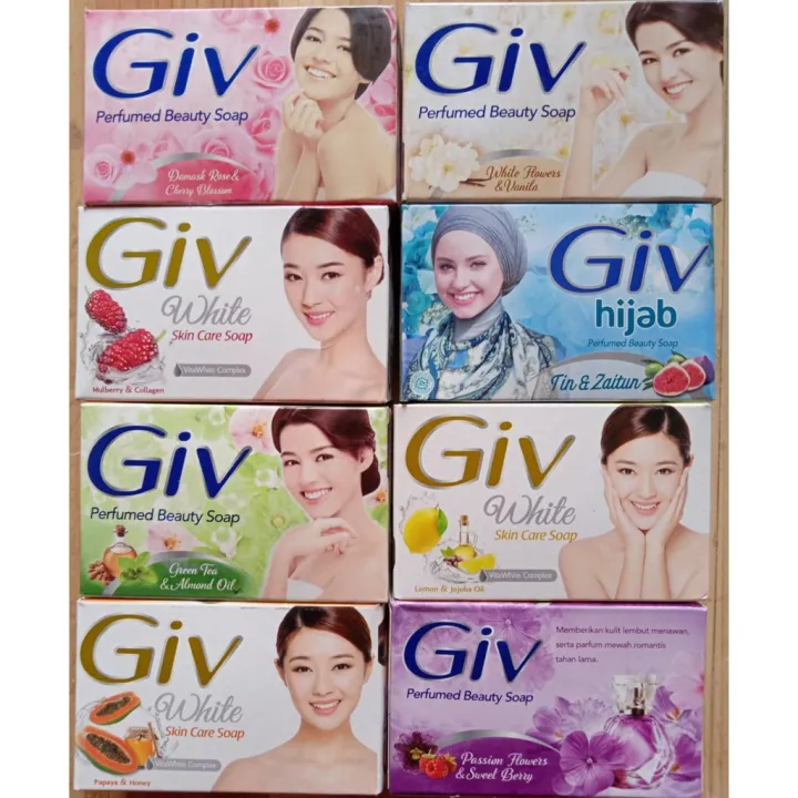 [ayacosmetik] Giv White And Beauty Bar Soap Sabun Batang Giv 76gr