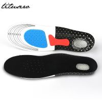 【jw】✟❁♀  Cuttable Silicone Sapato Palmilhas para Homens e Mulheres Orthotic Arch Support Sport Shoe Pad Soft Insert Almofada Tamanho Livre F061