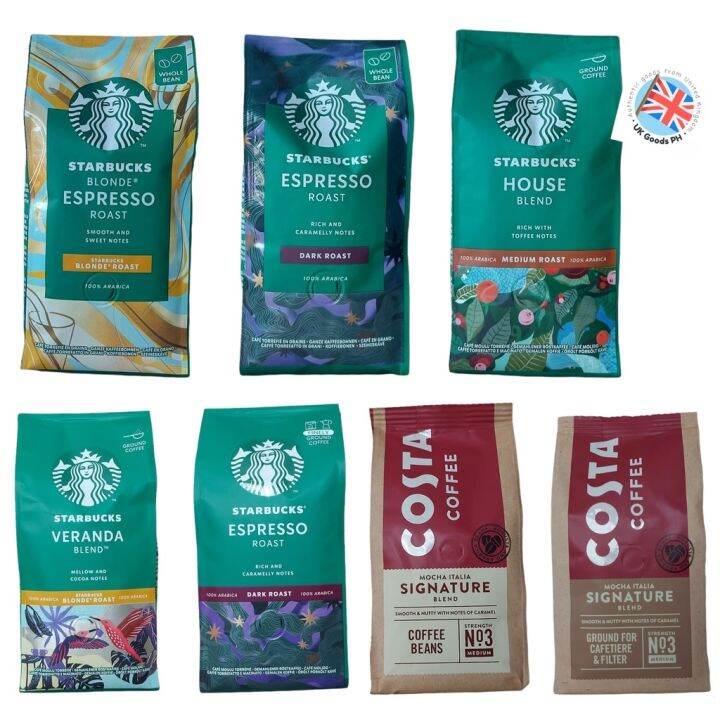 Full Houses STARBUCKS GROUND BEANS COFFEE IMPORTED FROM UK Lazada PH