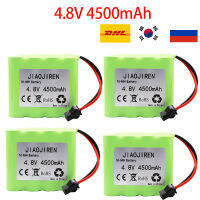 NEW high quality 4.8v 4500mah AA Battery Or Charger For Rc toys Cars Tanks Robots Boats s Ni-MH AA 4.8v Rechargeable With SM Plug และอุปกรณ์เสริมอื่นๆ