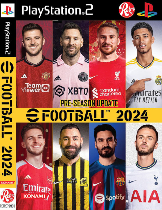 💿 แผ่นเกมส์ PS2 💿 E football 2024 PRE SEASON UPDATE PES 2024