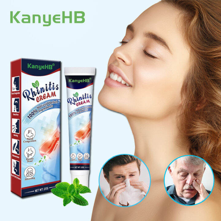 Kanyehb Sneezing Allergic Rhinitis Cream Sinusitis Nasal Itchy Nose 