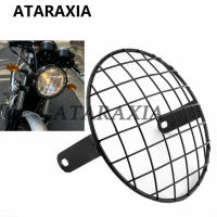 7 "รถจักรยานยนต์ Universal Vintage ไฟหน้า Protector R Grill Light สำหรับ Harley Ducati Chopper Yamaha Cafe Racer