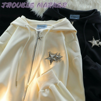 TroubleMaker เสื้อฮู้ด เสื้อแขนยาวอบอุ่น หลวมและสบาย ๆ สไตล์ขี้เกียจย้อนยุคอเมริกัน 2023NEW WWY2390VU9 37Z230913