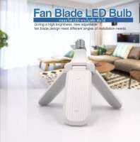 หลอดไฟ LED พับได้ ทรงใบพัด พับได้ Fan Blade LED Bulb สว่างมาก 45W Solarz