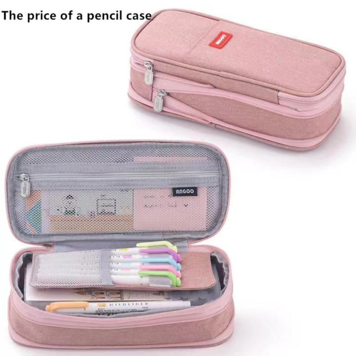 makaron-color-matching-school-supplies-stationery-office-desk-japanese-and-korean-style-large-capacity-pencil-case