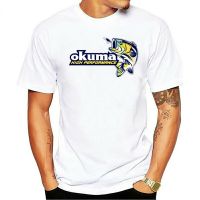 High Performance Fishing Okuma Logo Mens White Black T-shirt Fashion Popular Shirts and Blouses Ulzzang Graphic Tops Casual Tee