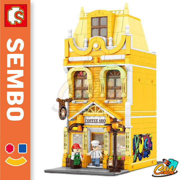 ตัวต่อ-sembo-block-ร้านกาแฟ-coffee-shop-sd601143c-จำนวน-1-295-ชิ้น