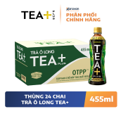 Trà Ô long Tea+ chai 455ml - Thùng 24 chai