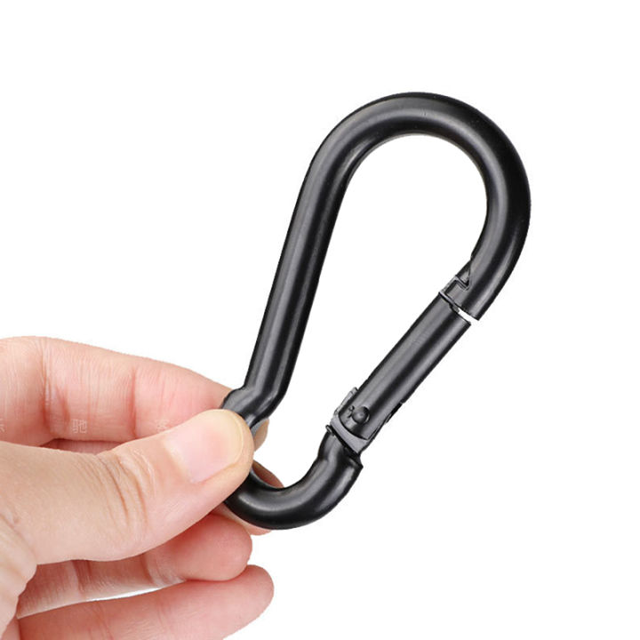 ruyifang-พวงกุญแจโลหะคลิปตะขอ-d-carabiner-hooks-connector-สำหรับเครื่องประดับทำพวงกุญแจ-diy-การค้นพบขายส่ง