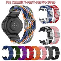 Pasek na rękę dla Huami Amazfit t-rex/t-rex Pro smartband z zegarkiem regulowana elastyczna nylonowa bransoletka dla Xiaomi Amazfit T rex Band