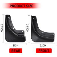 Mud Flaps Mudflaps Splash Guards Mudguards Front Rear Fender Protector For Tesla Model Y 2021 2022 2023 Model 3 Model3 2016-2023