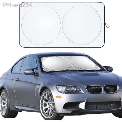 1PC Car Front Sun Protection Cover with Heat Insulation Fabric