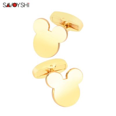 SAVOYSHI New fashionable Gold Cufflinks for mens High Quality Shirt Cuff links copper mater Cuff buttons Wedding Gifts Jewelry