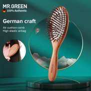 MR.GREEN Hair Brush Nature Wooden Anti