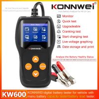 KW600 KONNWEI เครื่องทดสอบแบตเตอรี่รถ 12 V 100 2000 CCA แบตเตอรี่ 12 โวลต์เครื่องมือสำหรับรถ Quick Crankingชาร์จDiagnostic