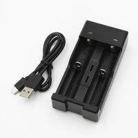 18650/16340/14500เครื่องชาร์จแบตเตอรี่ลิเธียมอินเทอร์เฟซ USB ช่องเสียบคู่เครื่องชาร์จอัจฉริยะสาย USB การชาร์จแบบคู่