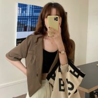 Xiaozhainv Korean women coat jacket Loose temperament black Casual All-match tops Outerwear Blazer