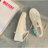 (พร้อมส่งจากไทย) (code: Q3KBXL4X ลด 70 บาท) แบรนด์ MISTERY รองเท้าผ้าใบสไตล์วินเทจ รุ่น MISTERY cv