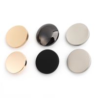 6pcs Golden Metal Buttons Alloy Shank Button For Jacket Windbreaker Button Fastener Plating Metal Sewing Buttons