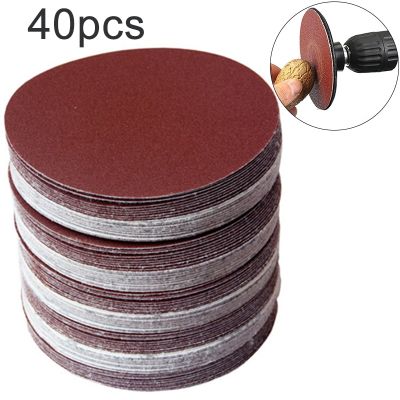40pcs/Set 3 Inch 75mm-80mm Sanding Discs Hook Loop Sandpaper Abrasive Sand Sheets 320/400/600 /800/1000/1200/1500/2000 Grit Cleaning Tools