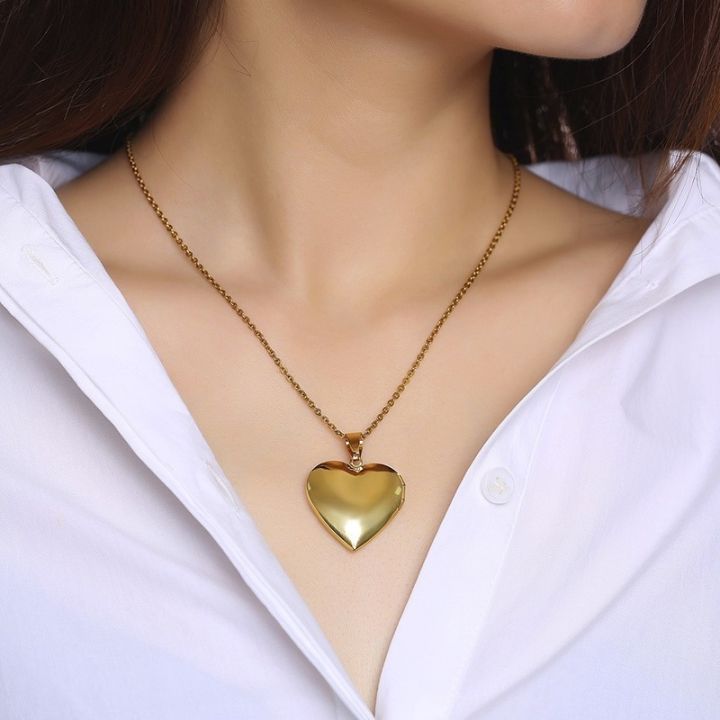 vnox-light-heart-locket-pendants-for-women-men-openable-photo-frame-glossy-stainless-steel-necklaces-family-love-collar