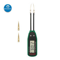 MASTECH MS8910มัลติมิเตอร์สมาร์ท SMD Tester ความต้านทาน Capacitance Meter Continuity Diode ปากกาทดสอบ SMD ส่วนประกอบคลิปทดสอบ