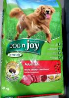 DOG n joy Complete  (แบ่งขาย ล็อตใหม่ ไม่ค้างสต็อก ) อาหารเม็ดสำหรับสุนัขทุกสายพันธุ์ (ด็อก เอ็นจอย คอมพลีท)v