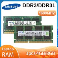 Samsung RAM DDR3 4GB 8GB 1600MHz หน่วยความจำโน้ตบุ๊ค RAM SODIMM 204Pin DDR3L 1.35V 1.5V PC3L-12800หน่วยความจำแล็ปท็อป