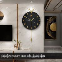 Nordic Creative Deer Head Wall Clock Living Room Home Decoration Art Wall Watch Fashion Simple Rocking Wall Clock
