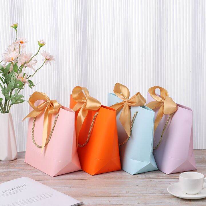 cod-colorful-luxury-ribbon-gift-paper-bag-gift-box-ribbon-tote-bag-shopping-bag-candy-box-wedding-party-birthday-goodies-package-storage-box