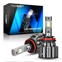 Novsight Ready Stsock Fast การจัดส่ง F03 H11 H9 H8 80W 6000K ไฟหน้ารถ LED รถ Light Foglamp 15000LM Super Bright คู่