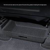 zxfgew ใหม่รถ Underseat ออแกไนเซอร์จัดเก็บกรณีสีดำกล่องเก็บลิ้นชักที่เหมาะสมหรือเทสลารุ่น Y 2021อุปกรณ์ตกแต่งภายในรถยนต์