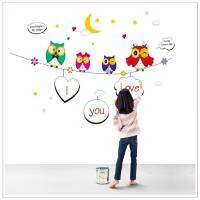 Children room wall stickers cute owl household adornment wall stickers on the wall