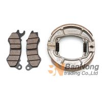 Motorcycle Front Rear Brake Pads Drum Shoe Set For Honda PCX 125 PCX125 2010 2011 2012 2013 Vision NSC110 NSC 110 PCX150 PCX 150